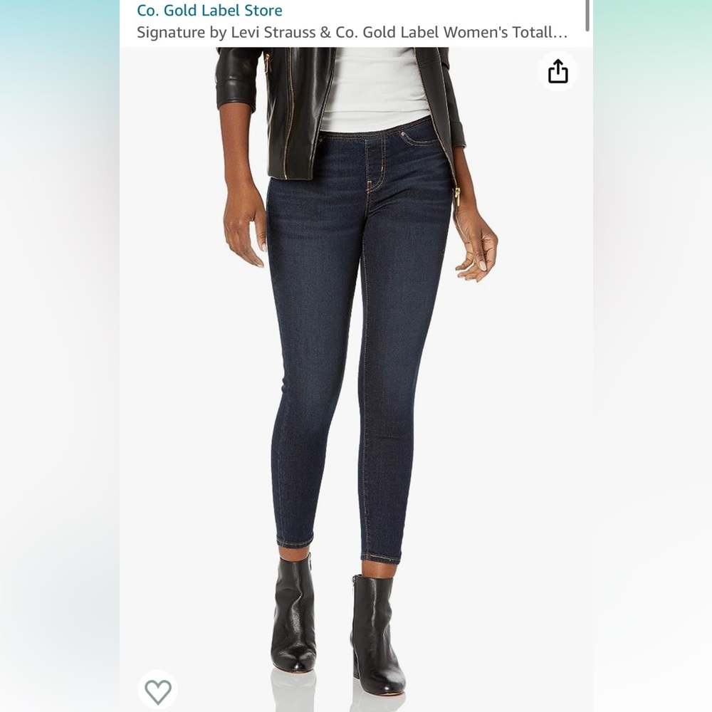 Signature by Levi Strauss & Co. Totally Shaping Pull-on Skinny Jeans